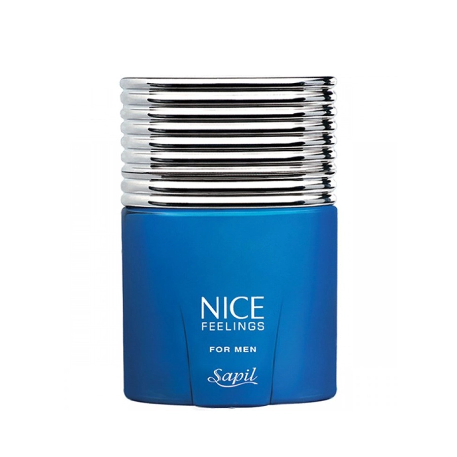 ادکلن ساپیل نایس فیلینگز آبی Sapil Nice Feelings Blue حجم 75 میل اورجینال