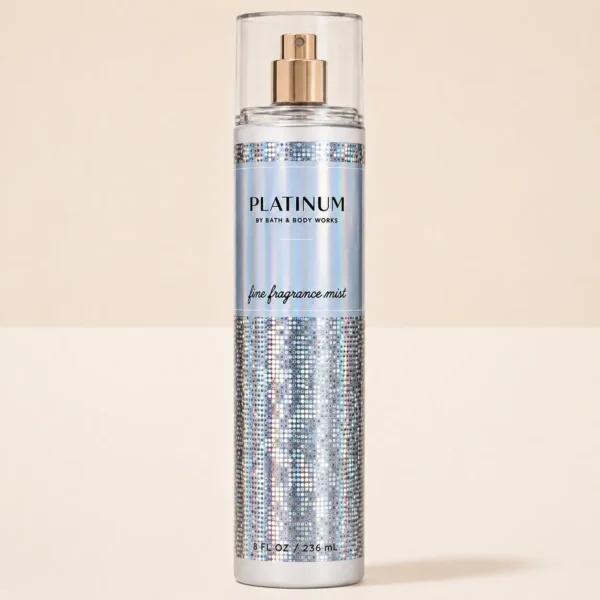 بادی اسپلش زنانه بث اند بادی ورکز رایحه لوکس و جذاب پلاتینوم Bath & Body Works Platinum Fine Fragrance Mist