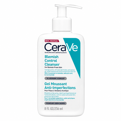 ژل شوینده ضد جوش و کنترل آکنه 236 میل سراوی cerave blemish cleanser_ اورجینال