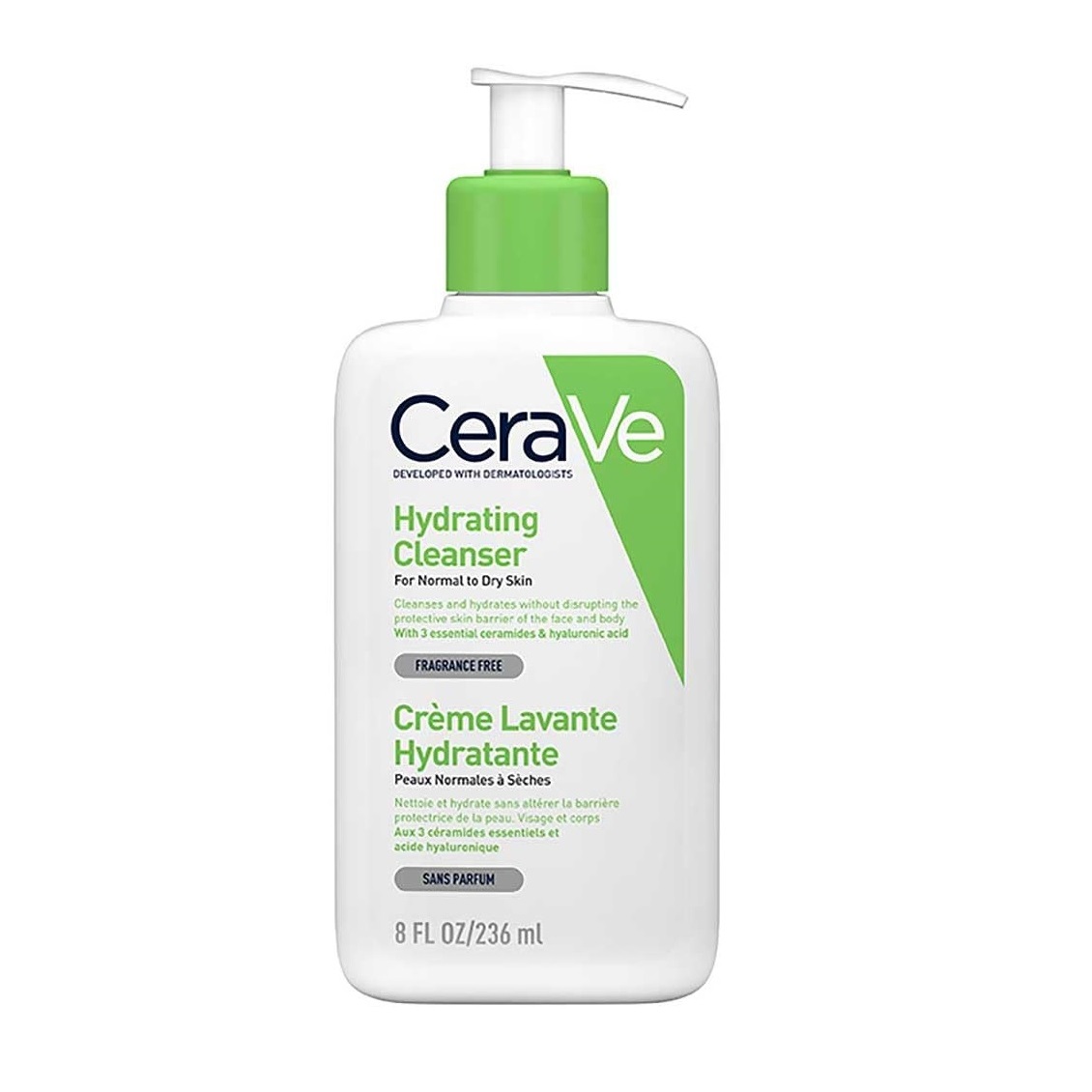 ژل شستشو و آبرسان قوی سراوی  (Cerave Hydrating Cleanser) 236ml_ اورجینال