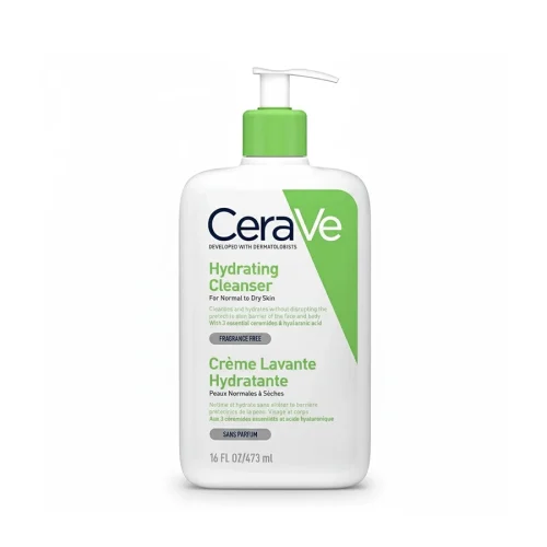 ژل شستشو و آبرسان سـراوی مناسب پوست نرمال تا خشک (CeraVe_Hydrating Cleanser) اورجینال