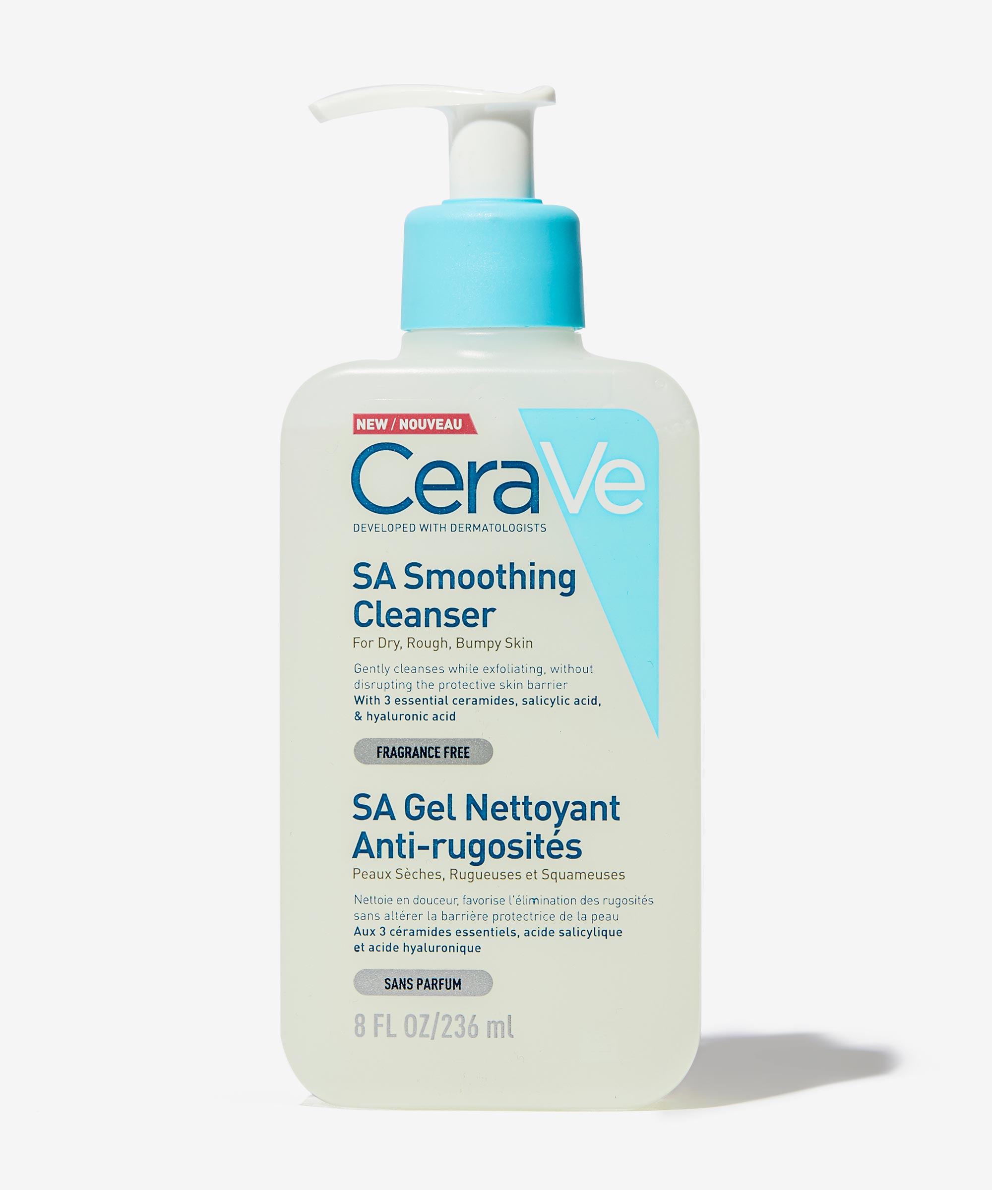 ژل شستشو حاوی سالیسیلیک اسید CeraVe SA Smoothing Cleanser For Dry, Rough, Bumpy Skin