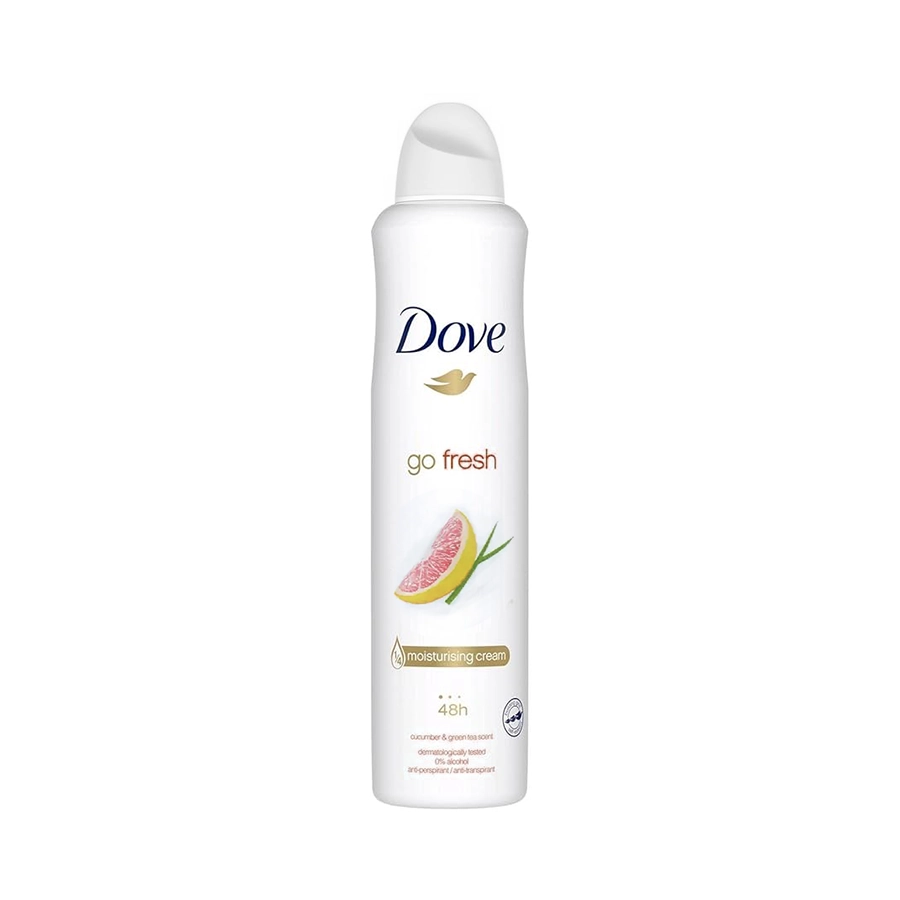 اسپری داو Dove انگلستان 250ml مدل گو فرش (go fresh) لیمو و گریپ فروت
