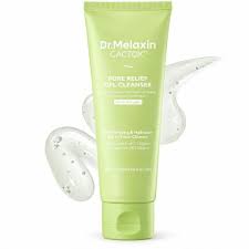ژل شست‌وشوی پاک‌کننده منافذ و کنترل‌کننده چربی دکتر ملاکسین مدل Cactox Pore Relief Gel Cleanser/dr-melaxin اورجینال