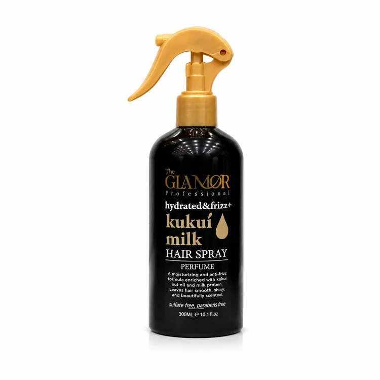 اسپری و شیر مو گلامور مدل کوکوی میلک (Kukui Milk) آبرسان و ضد وز مو  اورجینال