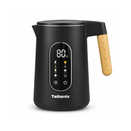 کتری برقی دیجیتال تلیونیکس مدل TEK1418 با قابلیت تنظیم دما و بدنه دوجداره اورجینال