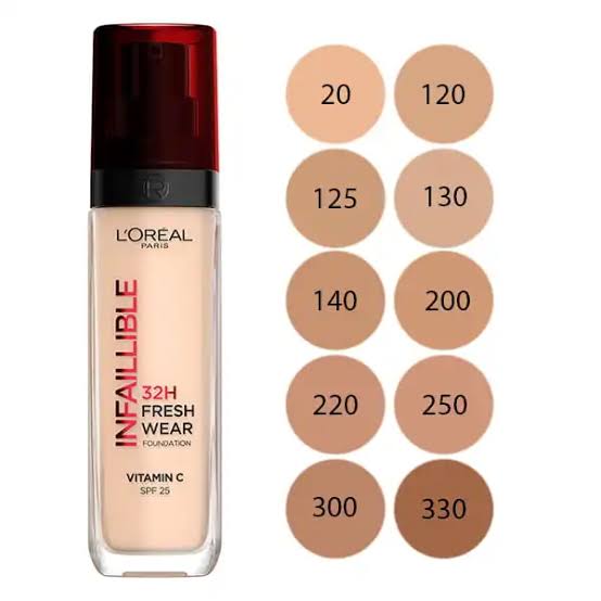 کرم پودر اینفالیبل لورال 32 ساعته/oreal-infallible
