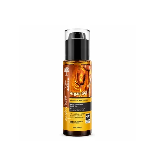 روغن آرگان مو لایتنس Lightness Argan Oil ضد ریزش و احیاکننده مو حجم 100ml اورجینال