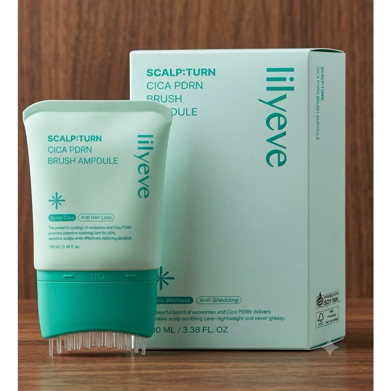 سرم اسکالپ محرک رشد و احیا PDRN مو لیلیوئه lilyeve SCALPTURN Cica PDRN Scalp Serum