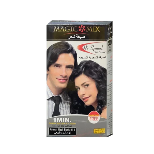 رنگ موی فوری مجیک میکس مشکی (Magic Mix Natural Real Black M1) اورجینال