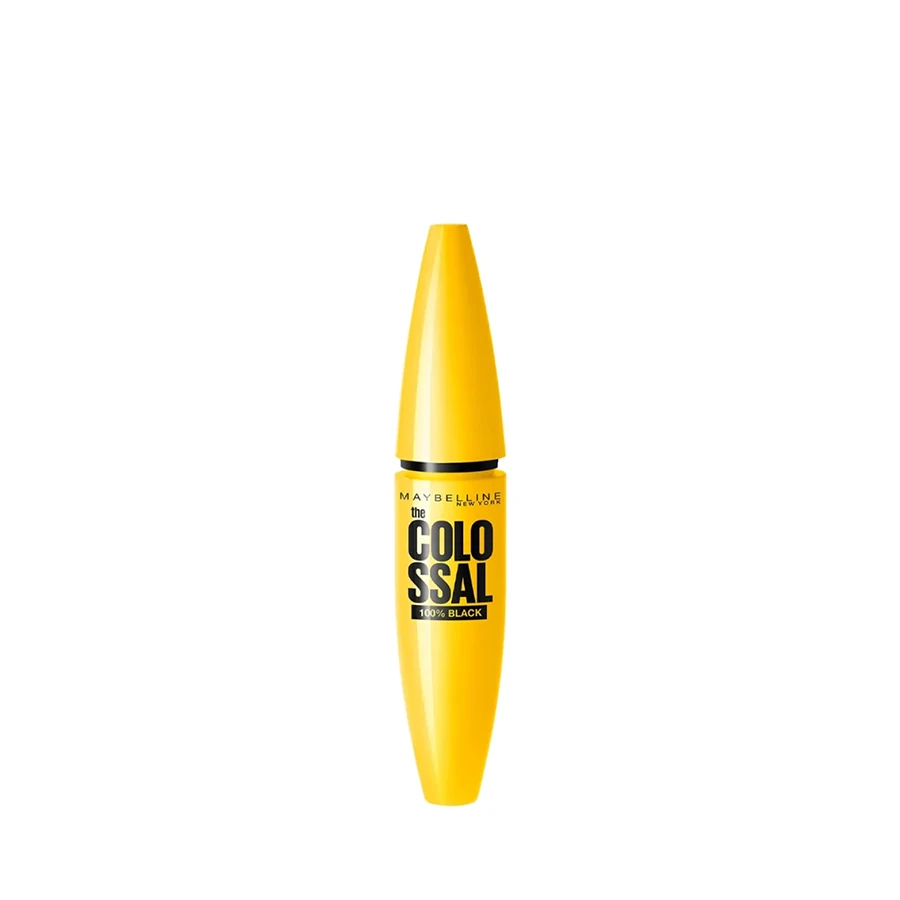 ریمل میبلین نیویورک مدل د کالوسال Maybelline New York The Colossal 100% Black زرد اورجینال