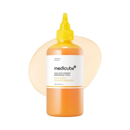 تونر کوجیک اسید و زردچوبه مدیکیوب لایه بردار و روشن کننده medicube