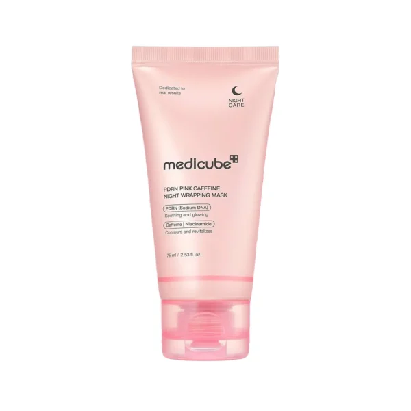 ماسک شب پی دی آر ان و پینک کافئین مدیکیوب Medicube PDRN Pink Caffeine Night Wrapping Mask اورجینال