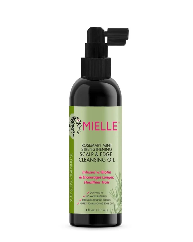 روغن پاک کننده و ریفرش کننده کف سر و شقیقه رزماری و بیوتین مایل مییله Mielle