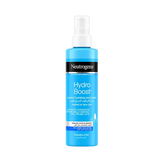 اسپری آبرسان فوری نیتروژنا Neutrogena Hydro Boost حاوی هیالورونیک اسید اورجینال