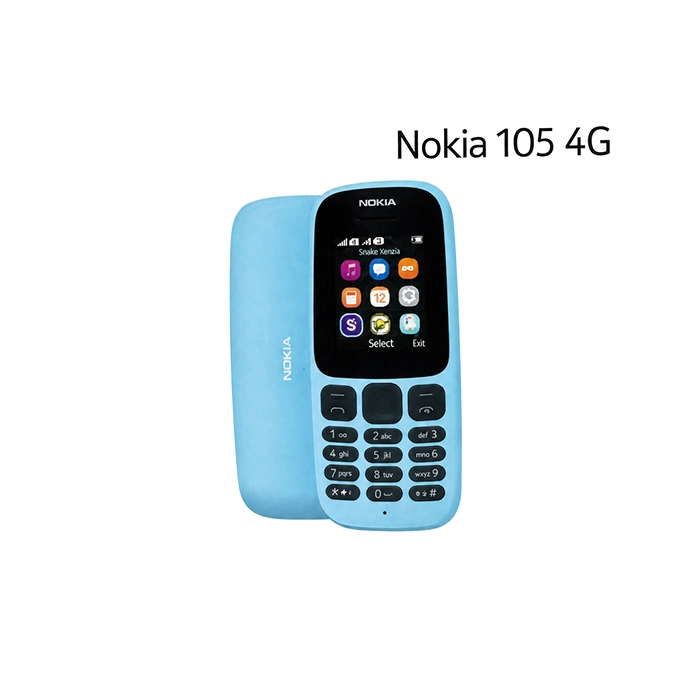 گوشی موبایل نوکیا مدل Nokia 105 4G (آبی روشن)