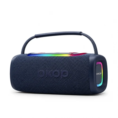 اسپیکر بلوتوثی قابل حمل اکوپ OKOP مدل KP-569 با نورپردازی RGB اورجینال