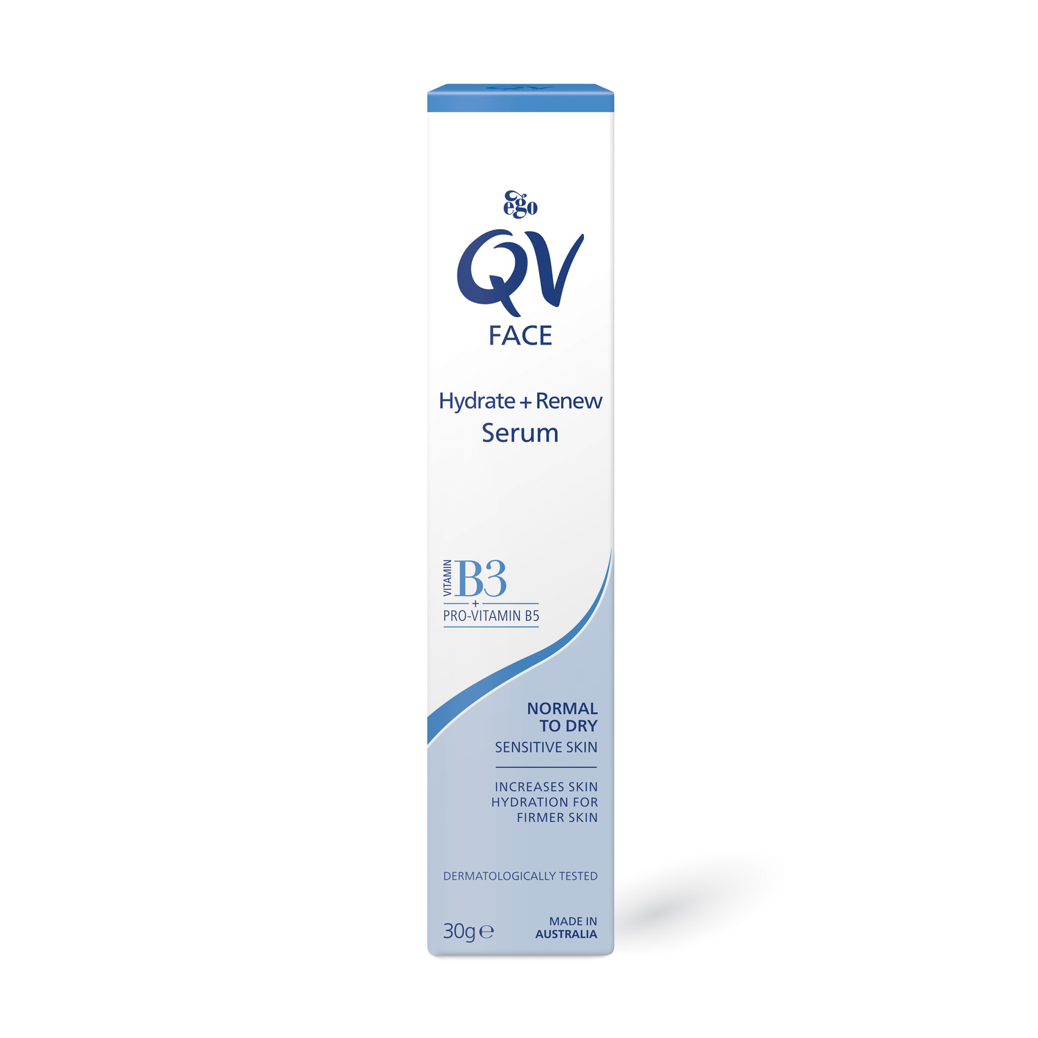 سرم آبرسان و بازسازی‌کننده QV Face Hydrate + Renew Serum حجم 30g