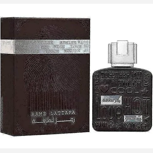 عطر ادکلن رمز لطافه سیلور  شرکت لطافه با رایحه‌ای تند و شیرین اورجینال ۱۰۰ میل
