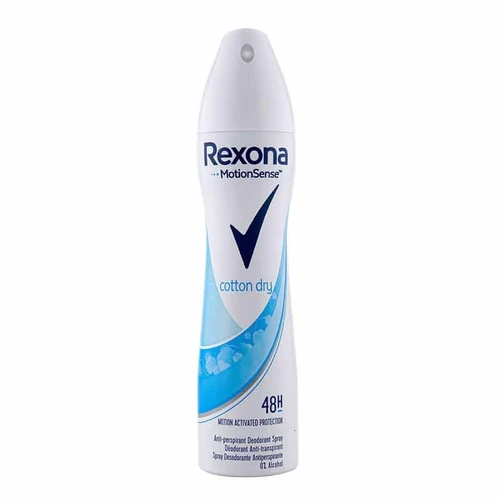 اسپری ضدتعریق 48 ساعته Rexona مدل Cotton Dry(200 میل)