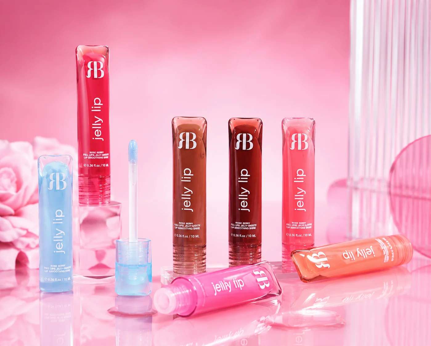 لیپ ژل شاین دار  رزبری  Rose Berry Jelly Lip اورجینال