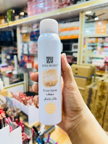 اسپری خشک کننده لاک ناخن رزبری rose berry اورجینال