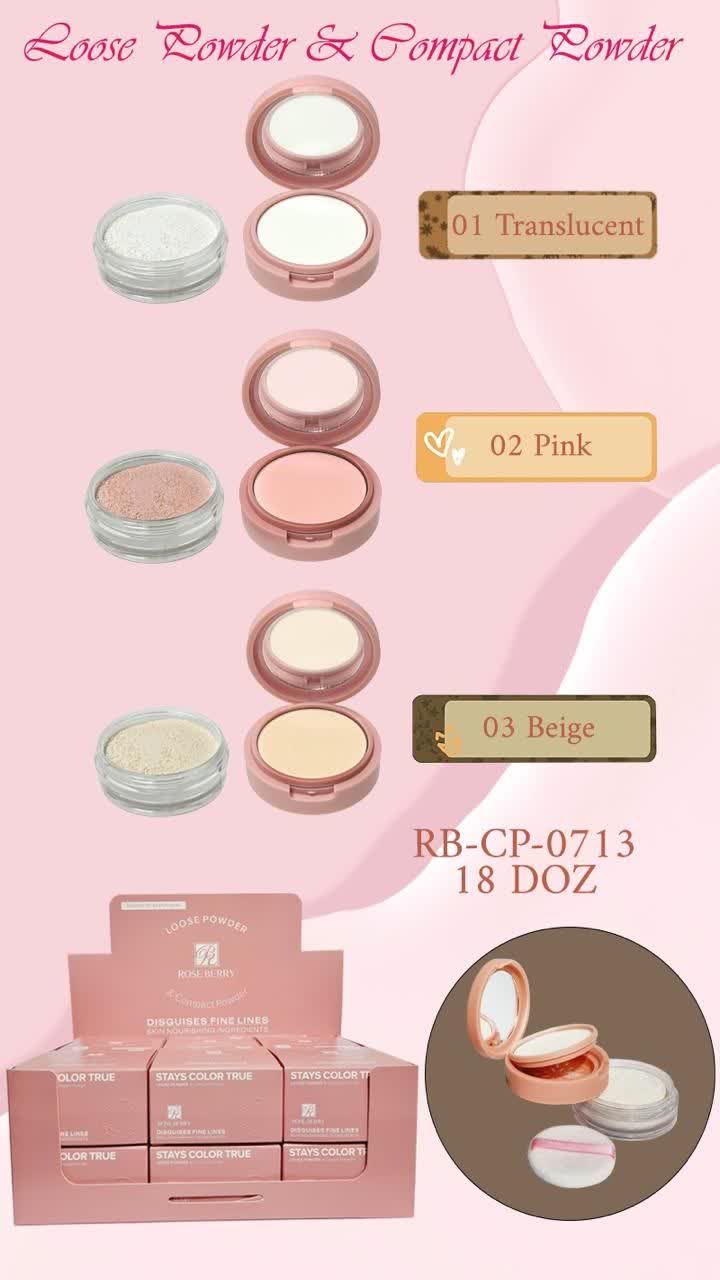 پودر فیکس رزبری Rose Berry Translucent powder اورجینال