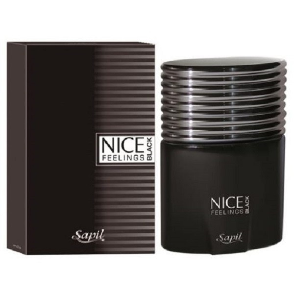 ادکلن ساپیل نایس فیلینگز مشکی Sapil Nice Feelings Black حجم 75 میل اورجینال