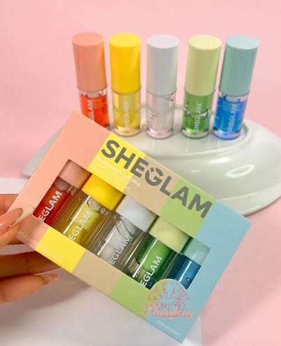 پک بالم لب و روغن لب مرطوب‌کننده و آبرسان شیگلمSHEGLAM Moisturizing & Hydrating Lip Oil Set