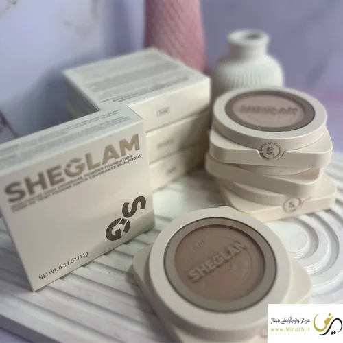 پنکیک کرم پودری فشرده برند شیگلم SHEGLAM SKin-Focus Full Coverage