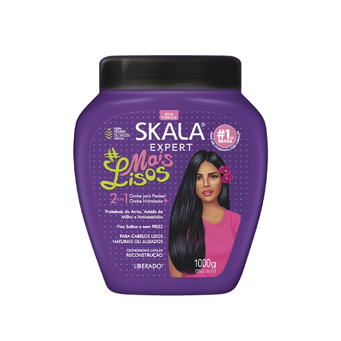 ماسک مو داخل حمام 2×1 اسکالا Skala Mais Lisos حجم ۱۰۰۰ گرم اورجینال