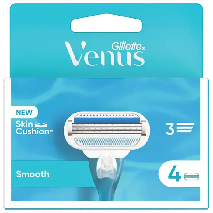 تیغ یدک ونوس Venus Smooth ژیلت بسته 4 عددی اصل