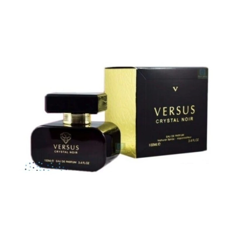 ادکلن ورساچه کریستال نویر VERSUS CRYSTAL NOIR حجم 100 میل شرکت فرگرانس اورجینال