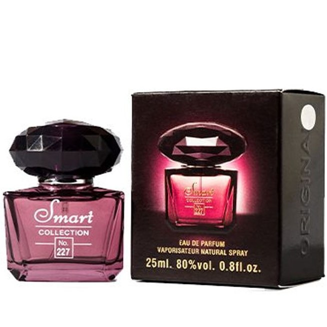 ادکلن کریستال ورساچه نویر اسمارت کالکشن (Versace Crystal Noir) Smart کد 227 حجم 25 میل
