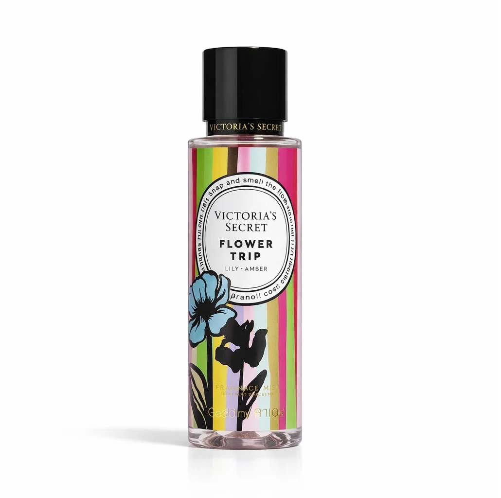 بادی اسپلش ویـکتوریا سکرت مدل Flower Trip (Lily + Amber)